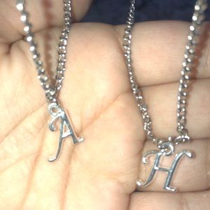 Custom initial necklaces